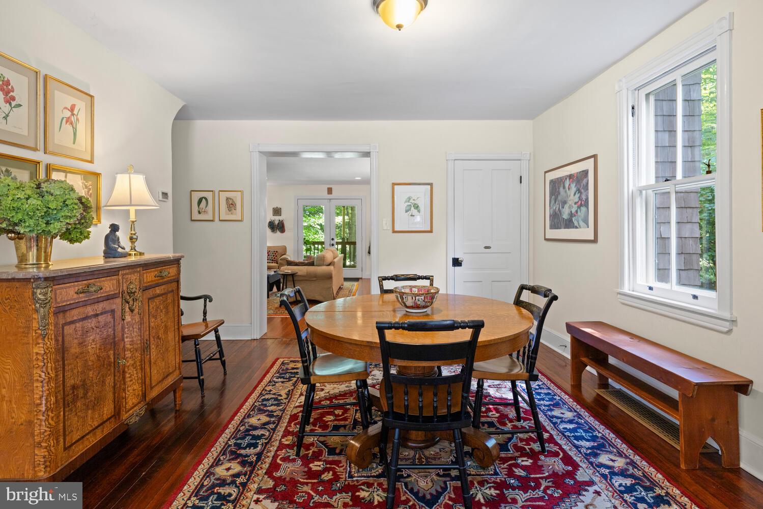 7 Walt Lane Wyncote, PA 19095 - Photo 6 of 44 a view of a dining room with furniture window and wooden floor