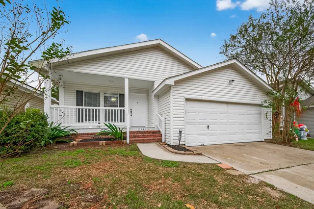 front view of house with a yard