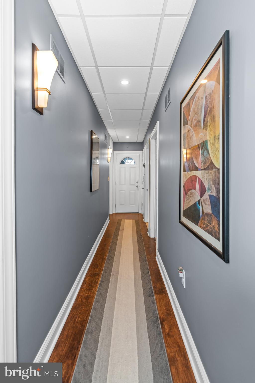 7 Rodman Road Elsmere, DE 19805 - Photo 19 of 35 Hallway to BR & bathroom & 2nd entrance door
