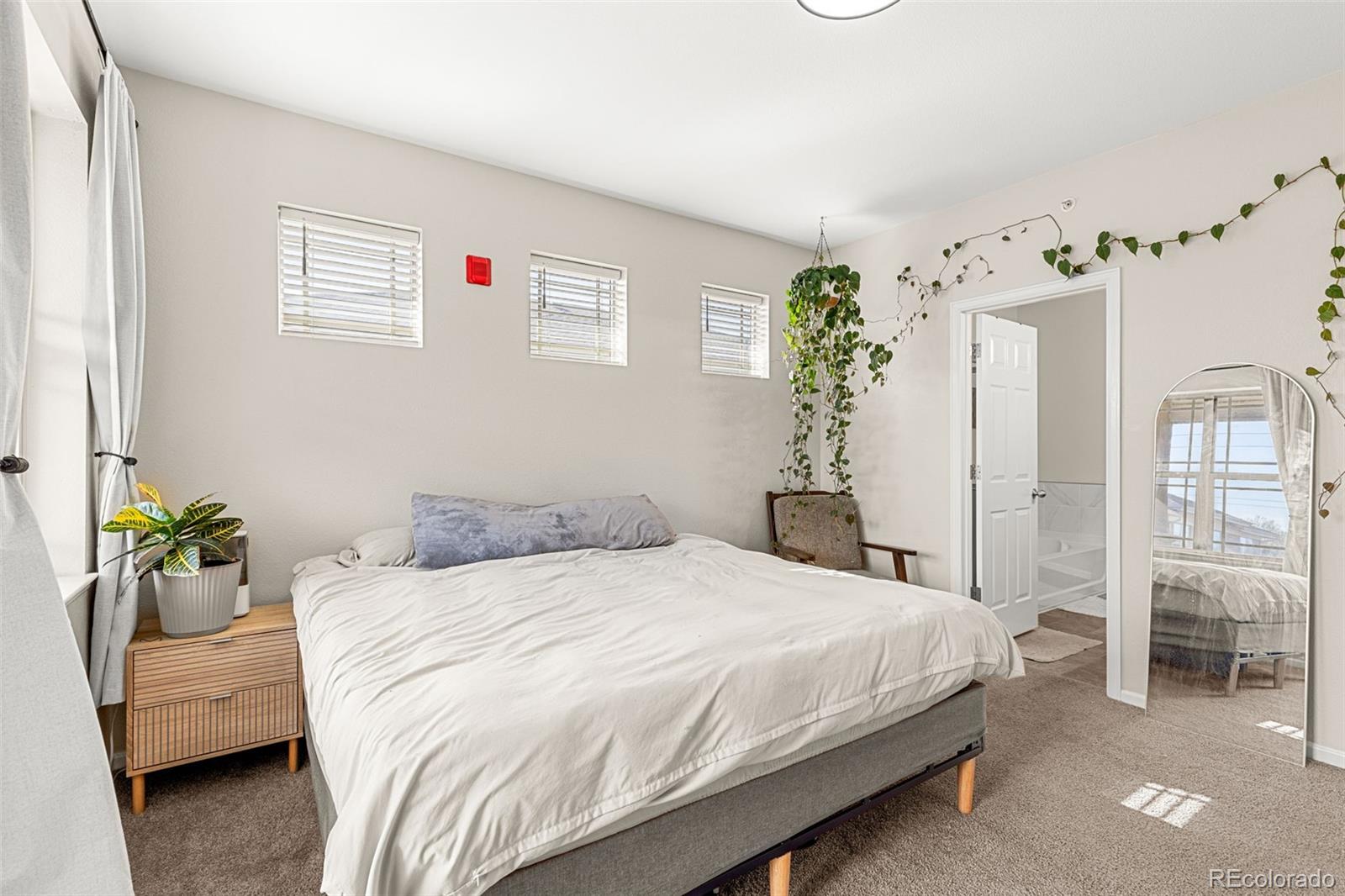 8073 West 51st Place, Unit 303 Arvada, CO 80002 - Photo 25 of 48 a bedroom with a bed potted plant and a window