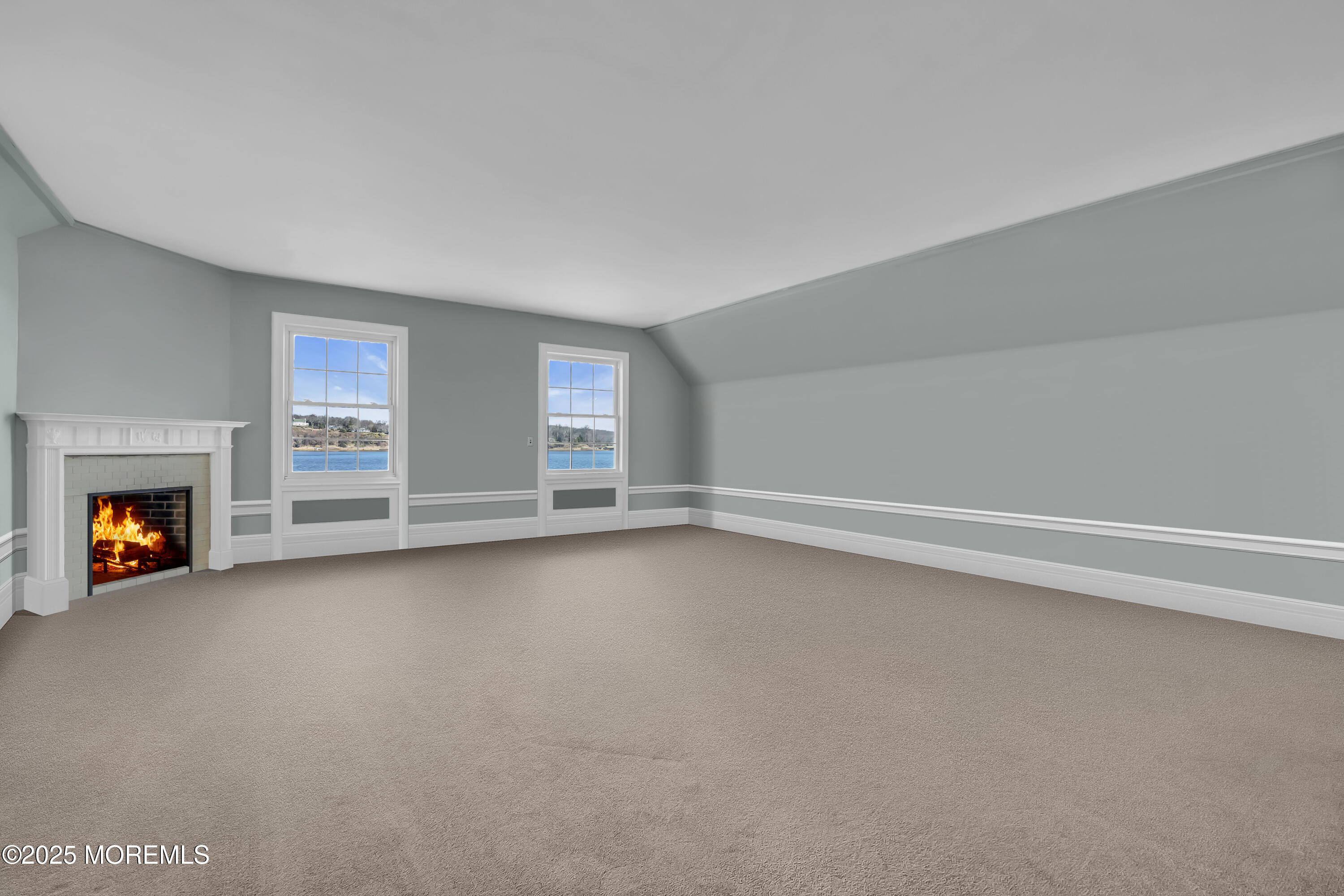 66 A West River Road Rumson, NJ 07760 - Photo 21 of 34 a view of a room with window and fireplace