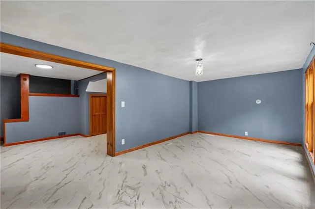 a view of empty room