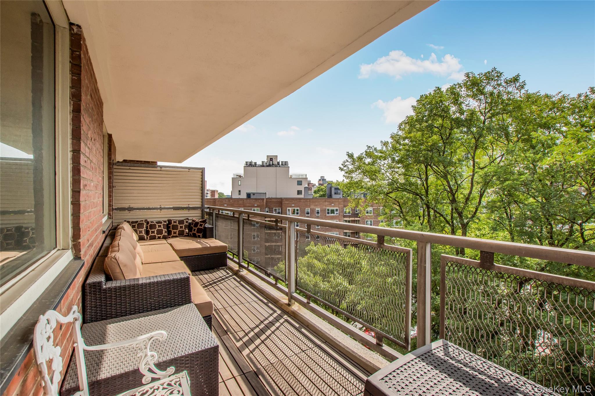 3777 Independence Avenue, Unit 7H Bronx, NY 10463 - Photo 19 of 26 a view of balcony with furniture