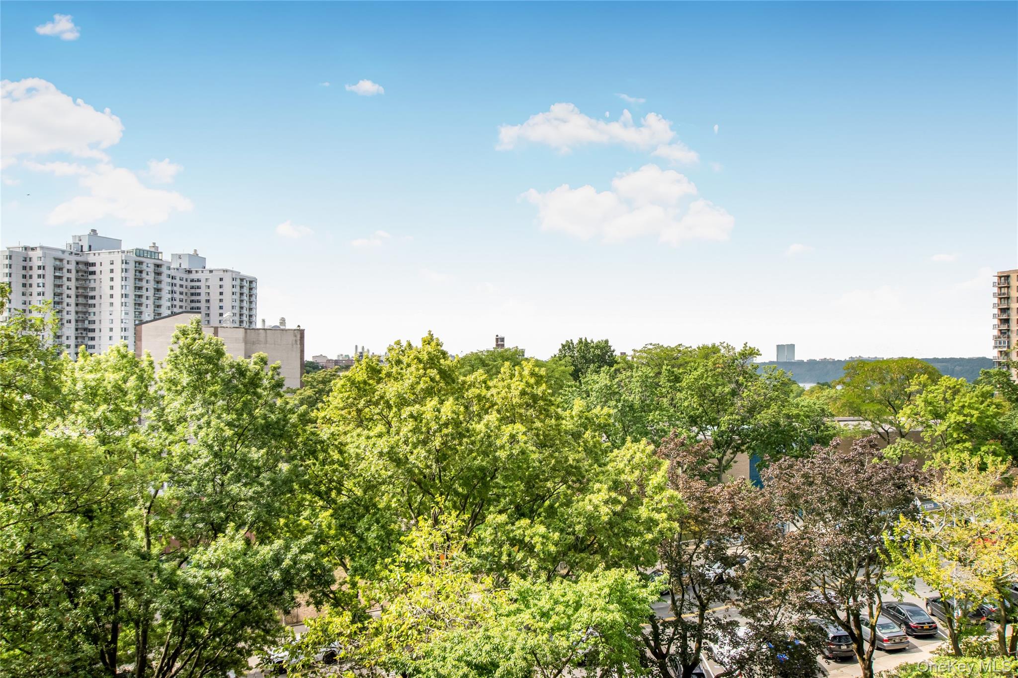 3777 Independence Avenue, Unit 7H Bronx, NY 10463 - Photo 20 of 26 a view of a city with lush green forest