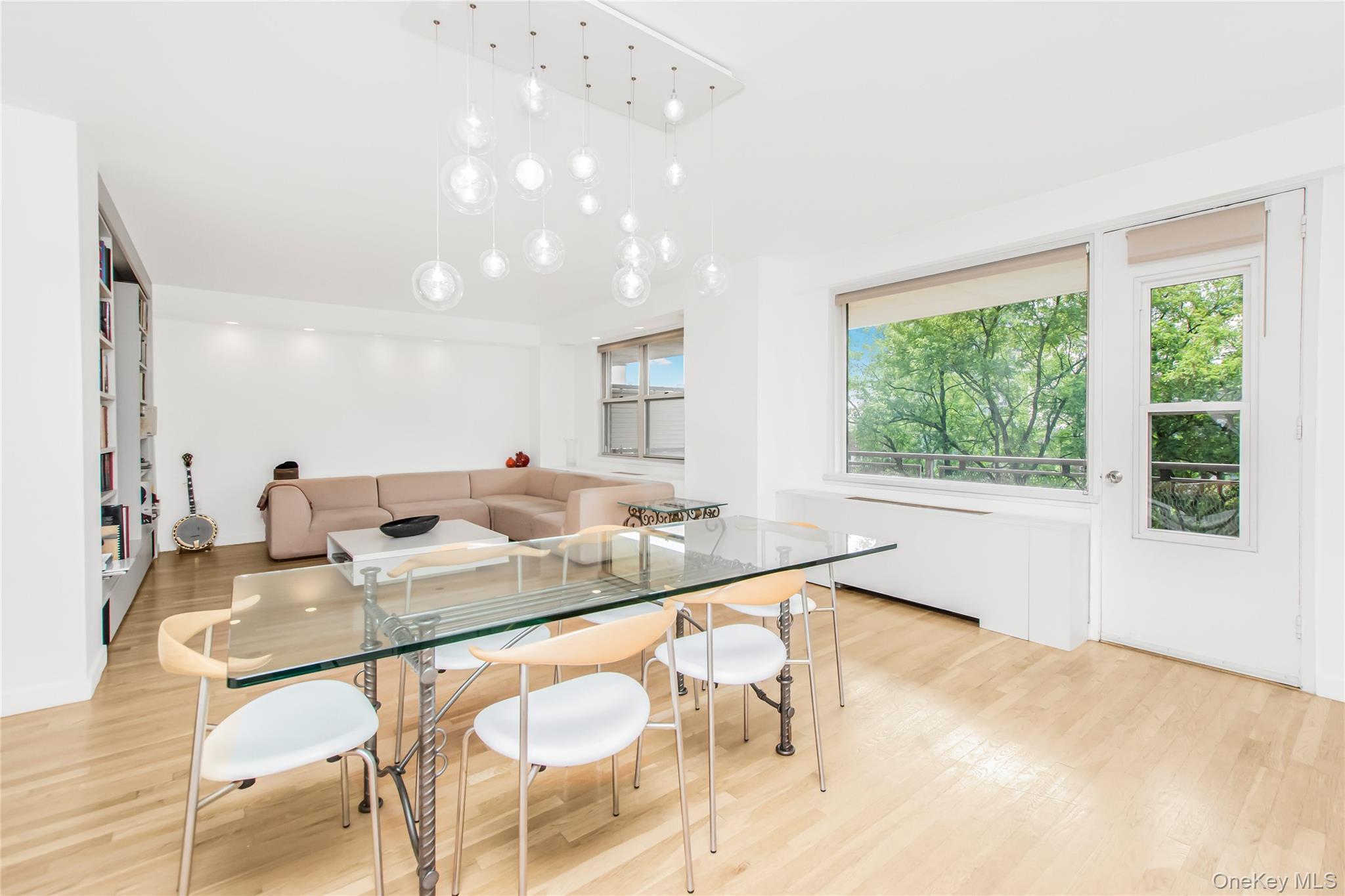 3777 Independence Avenue, Unit 7H Bronx, NY 10463 - Photo 6 of 26 a dining hall with stainless steel appliances granite countertop a granite counter tops a sink and a window