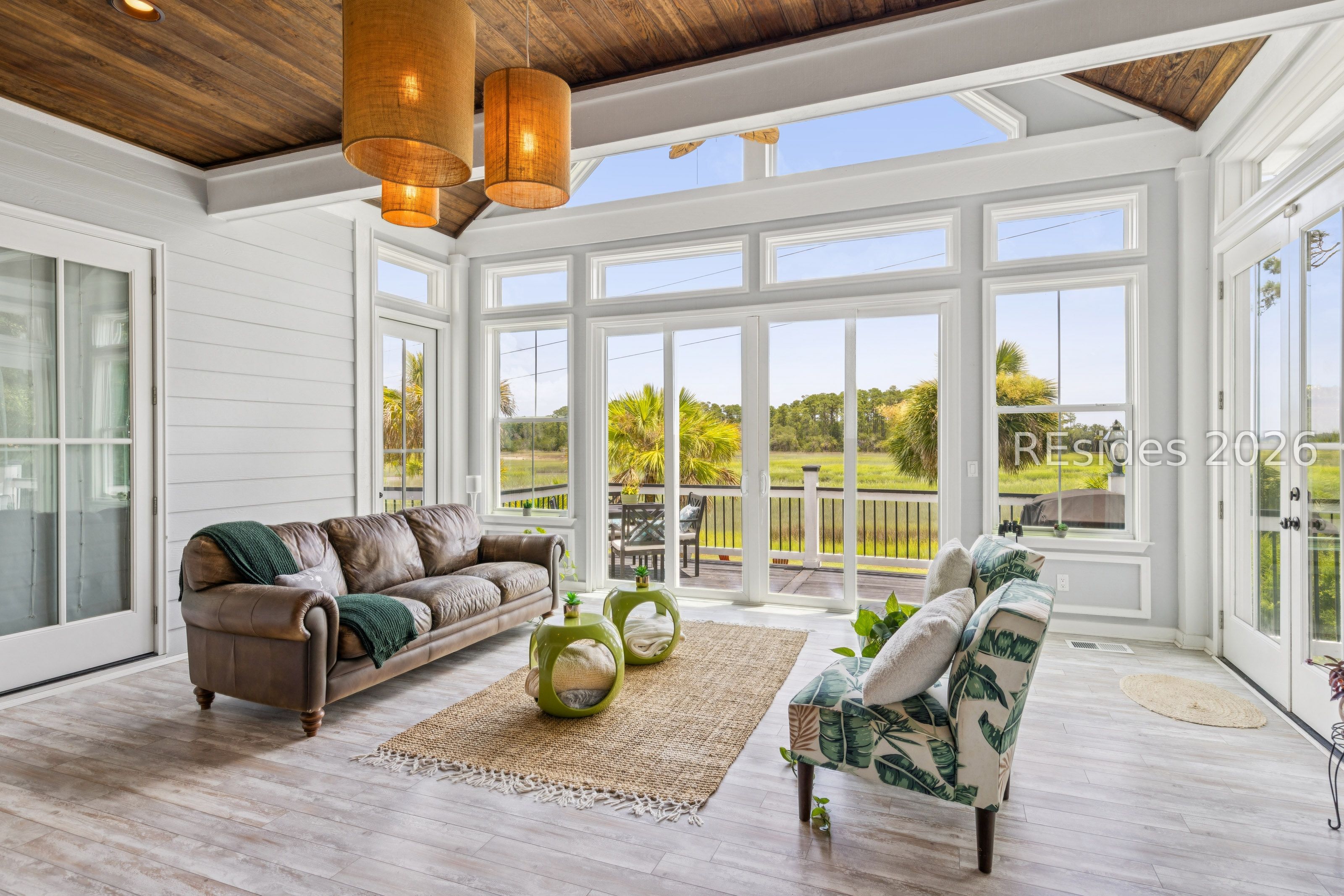 41 Buck Point Road Bluffton, SC 29910 - Photo 29 of 68 Carolina Room looking over the May River