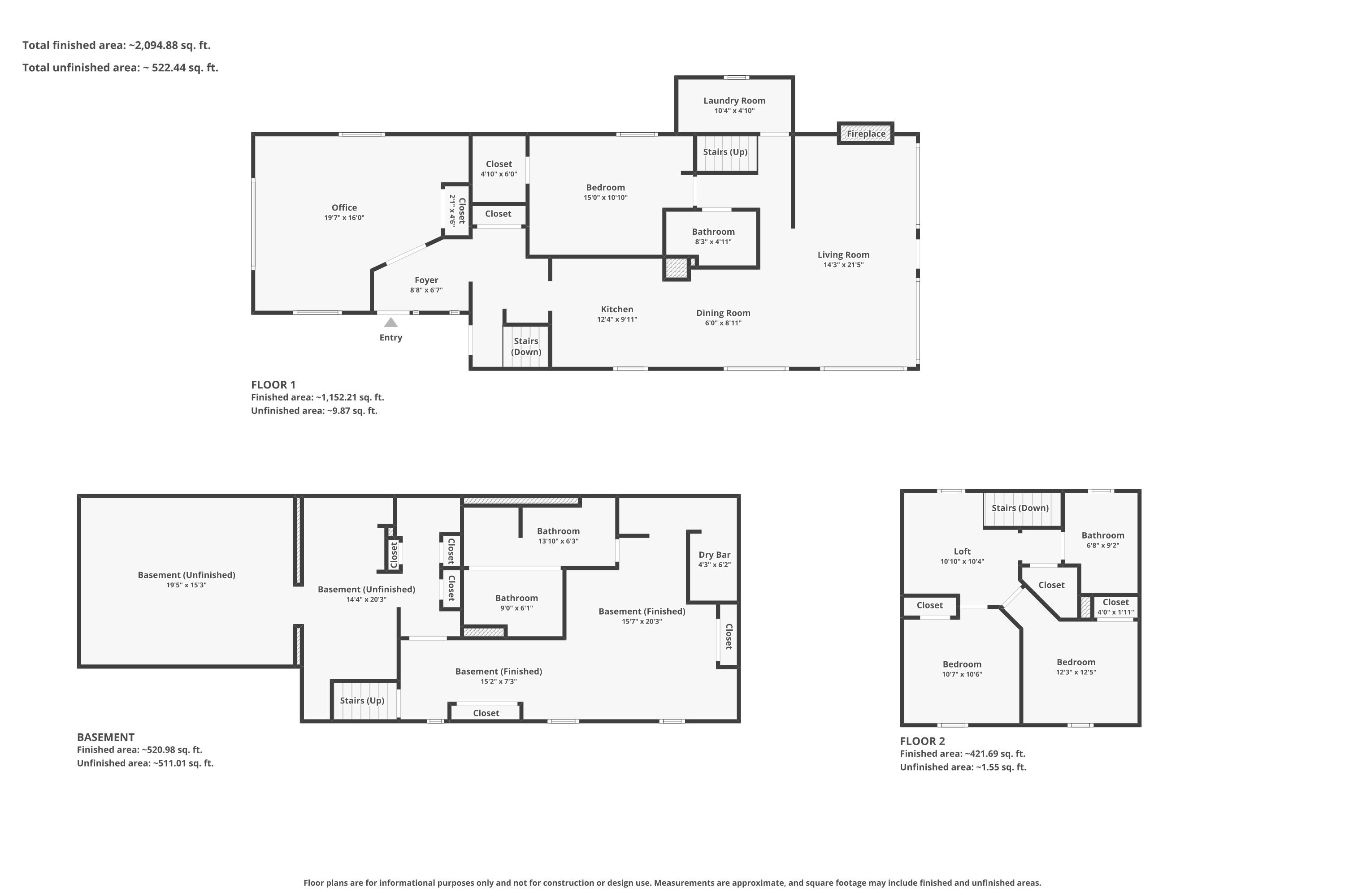 7301 West Wind Lake Road Norway, WI 53185 - Photo 55 of 58 Total Home Floor Plan
