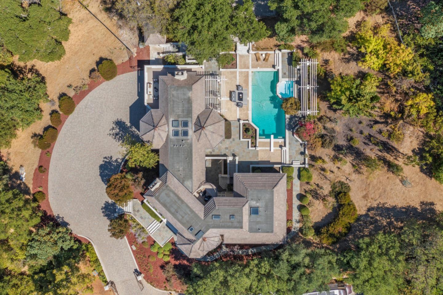 14113 Pike Road Saratoga, CA 95070 - Photo 72 of 78 an aerial view of a house with outdoor space