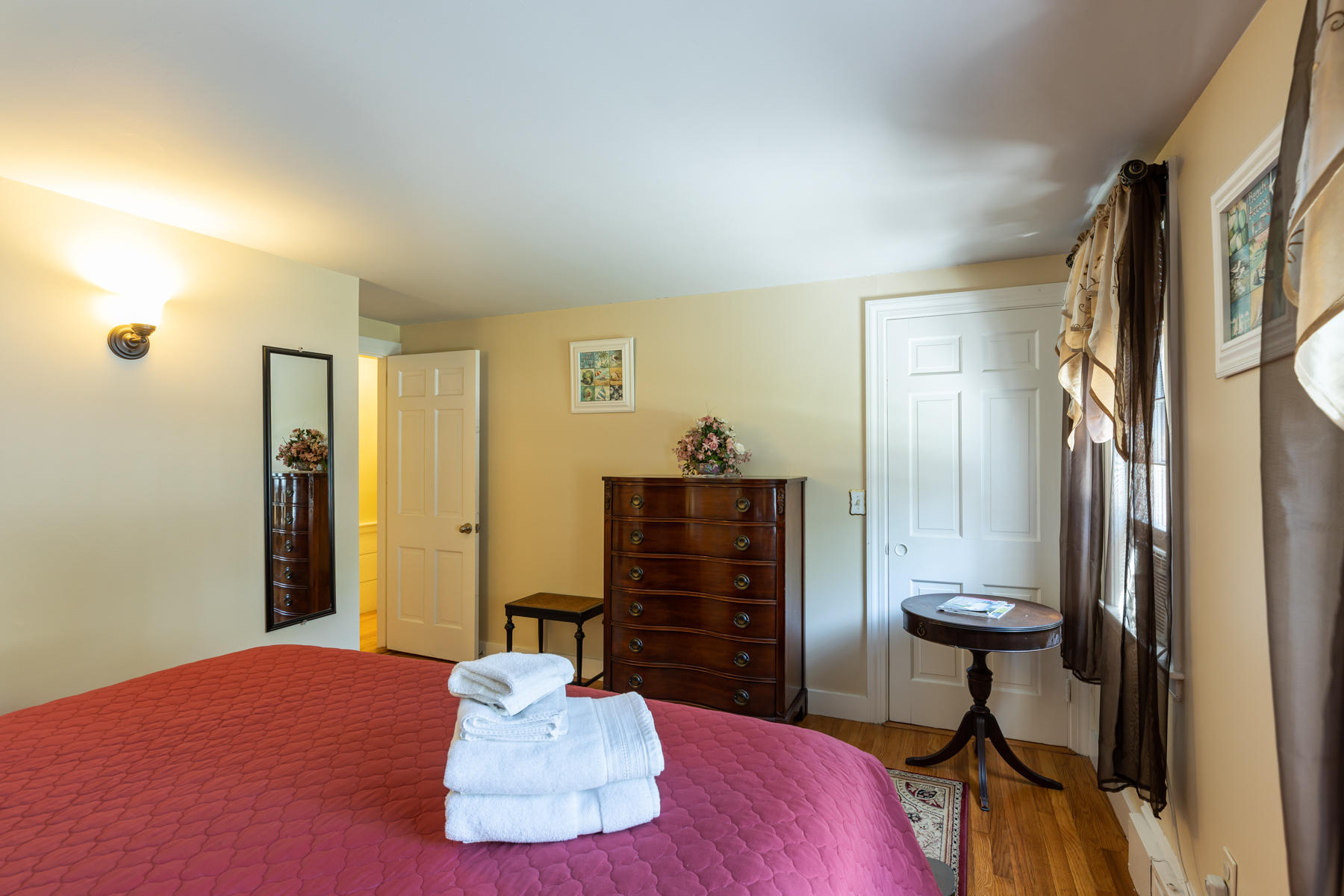 64 Murphy Road Hyannis, MA 02601 - Photo 31 of 64 a bedroom with a bed and a view of bathroom