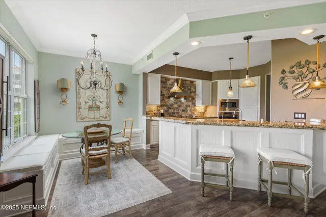 a view of a city with an ocean view