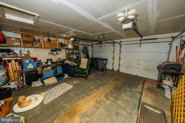 a room with storage and utility room