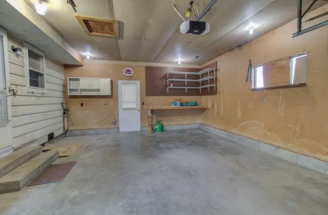 a view of a storage & utility room