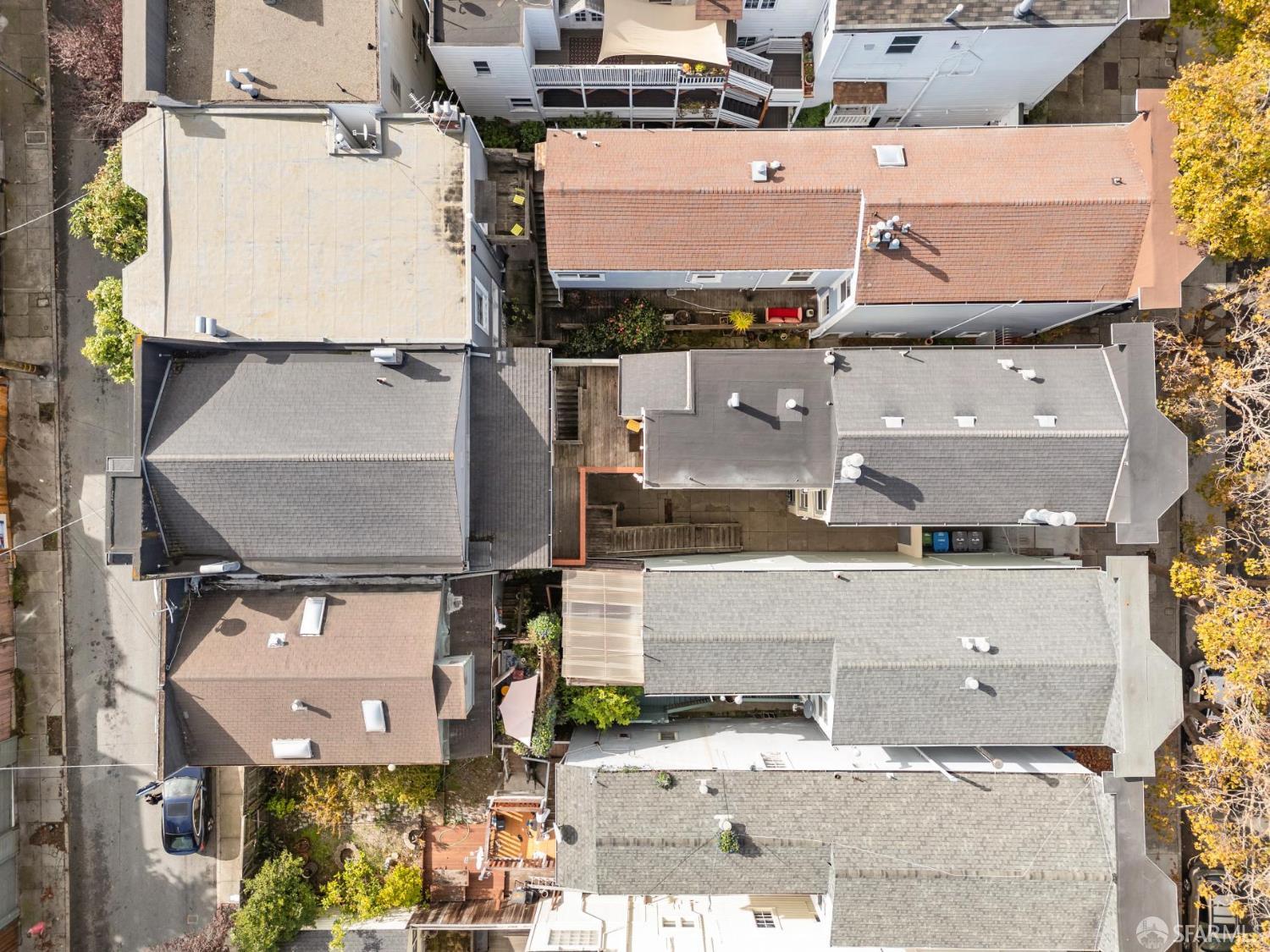 765-769 Grove Street San Francisco, CA 94102 - Photo 9 of 12 an aerial view of a houses with outdoor space