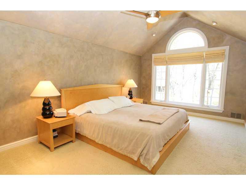 302 McKenzie Road Clinton, PA 15026 - Photo 13 of 23 Master Bedroom. ROOMY MASTER WITH FULL VIEW OF REAR YARD. VAULTED CEILING HUNTER DOUGLAS CEILING FAN. LARGE WALK-IN CALIFORNIA CLOSET. (NO WALLPAPER)
