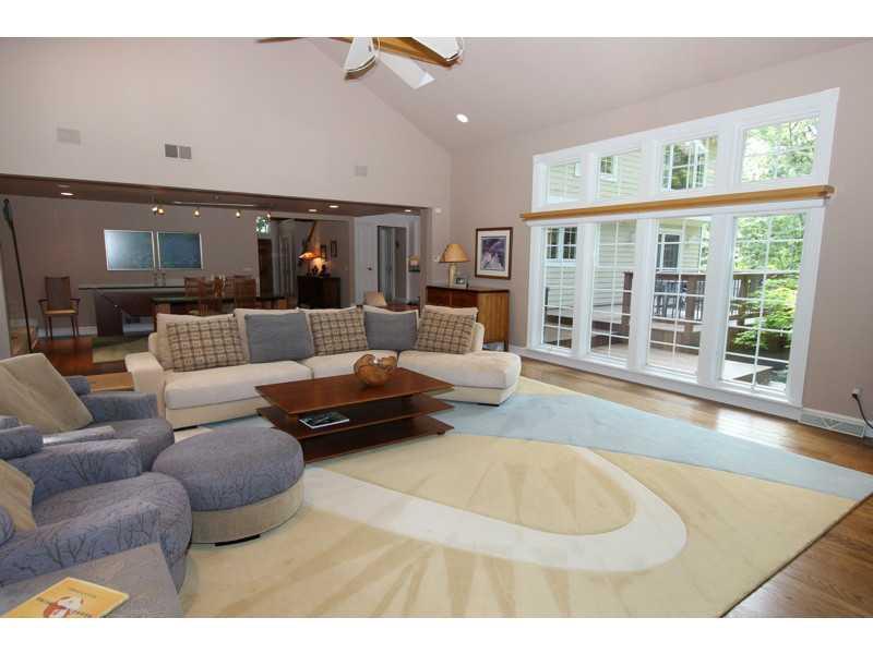 Living Room. OPEN FLOOR SPACE FROM DINING ROOM THROUGH THE LIVINGROOM. LOG BURNING FIREPLACE IN THE DINING ROOM. HARDWOOD FLOORS IN KITCHEN,DINING ROOM & LIVING ROOM.