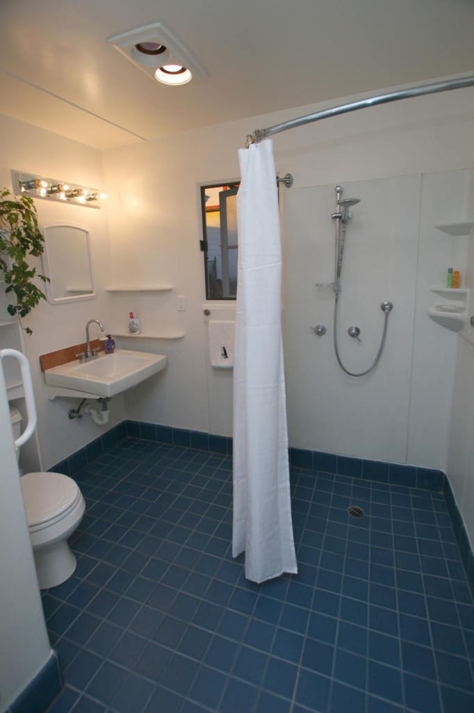 1064 Cheltenham Road Santa Barbara, CA 93105 - Photo 10 of 15 a bathroom with a sink a toilet and shower
