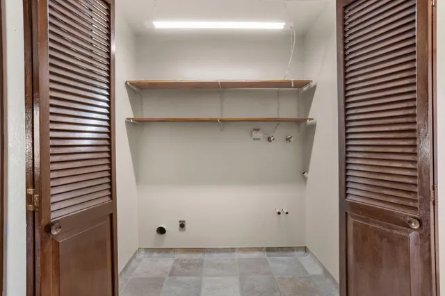 a view of kitchen and utility room