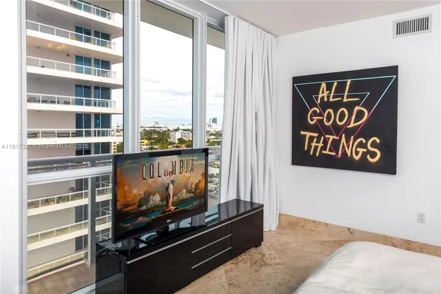 a room with furniture and window