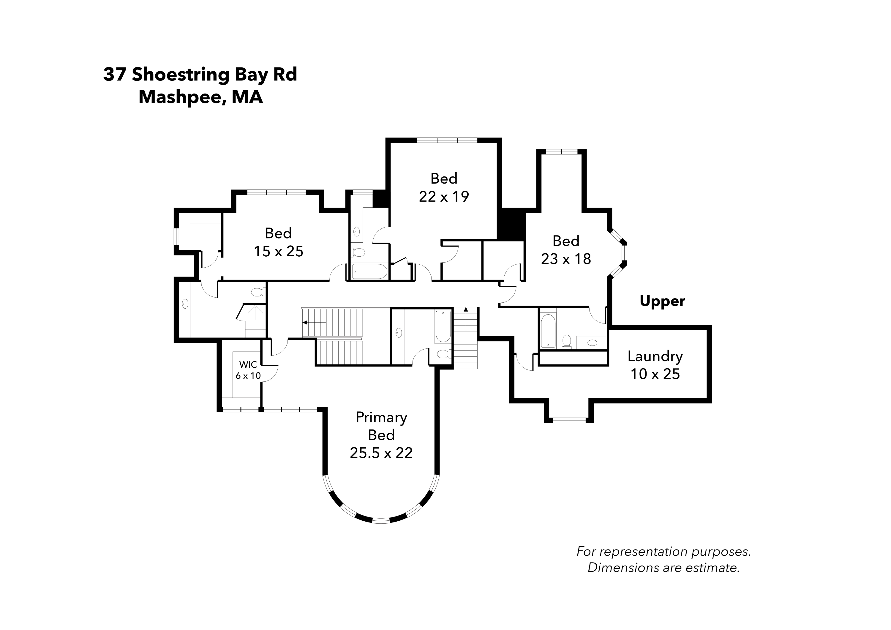 37 Shoestring Bay Road Mashpee, MA 02649 - Photo 42 of 42 a picture of a floor plan