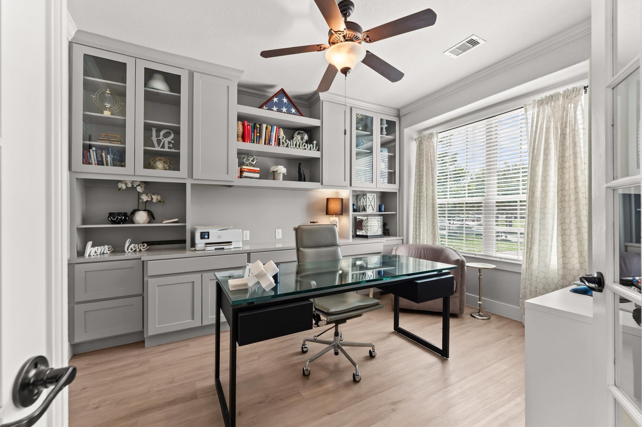 14016 Savannah Landing Lane Rosharon, TX 77583 - Photo 12 of 49 a view of a workspace with furniture and a window