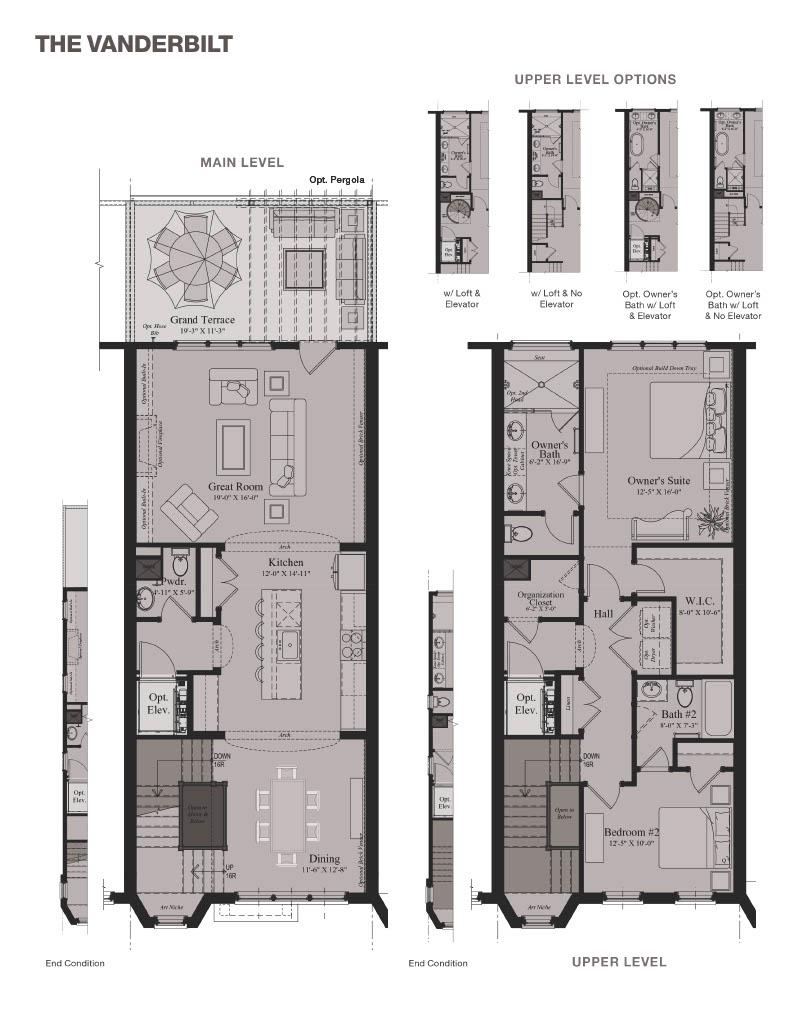 834 Lindley Road Frederick, MD 21701 - Photo 84 of 85 Second and third levels - basic floorplan