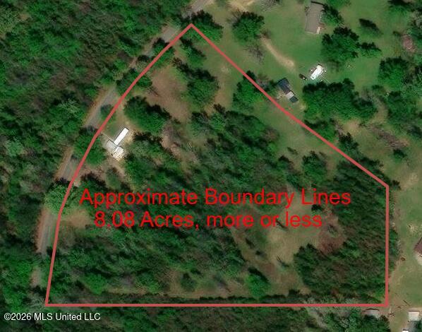 1481 Barnes Road Canton, MS 39046 - Photo 2 of 2 1481 Approximate Boundary Lines 2