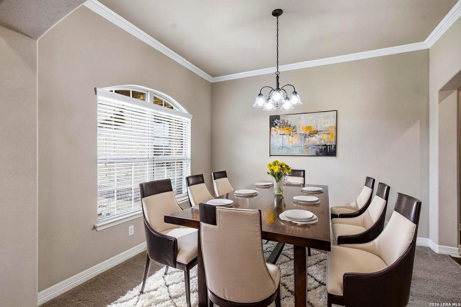 287 Cascade Trail Castroville, TX 78009 - Photo 6 of 46 a view of a dining room with furniture window and wooden floor