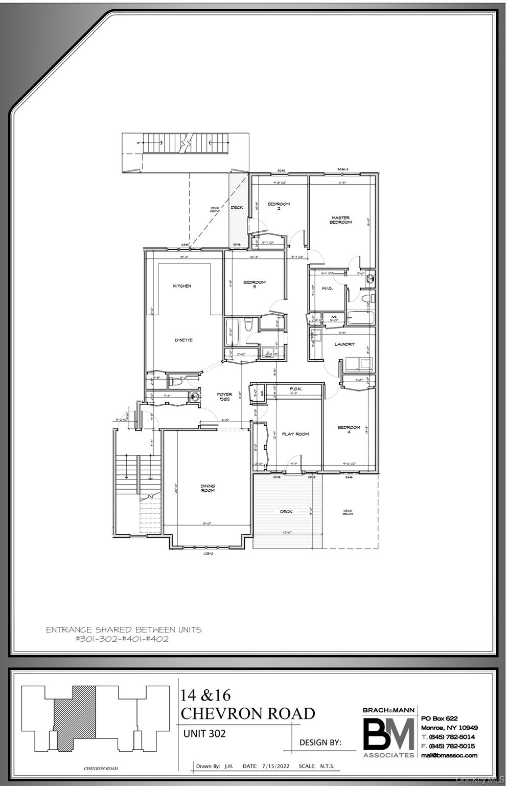 16 Chevron Road, Unit 302 Monroe, NY 10950 - Photo 10 of 11 View of home floor plan