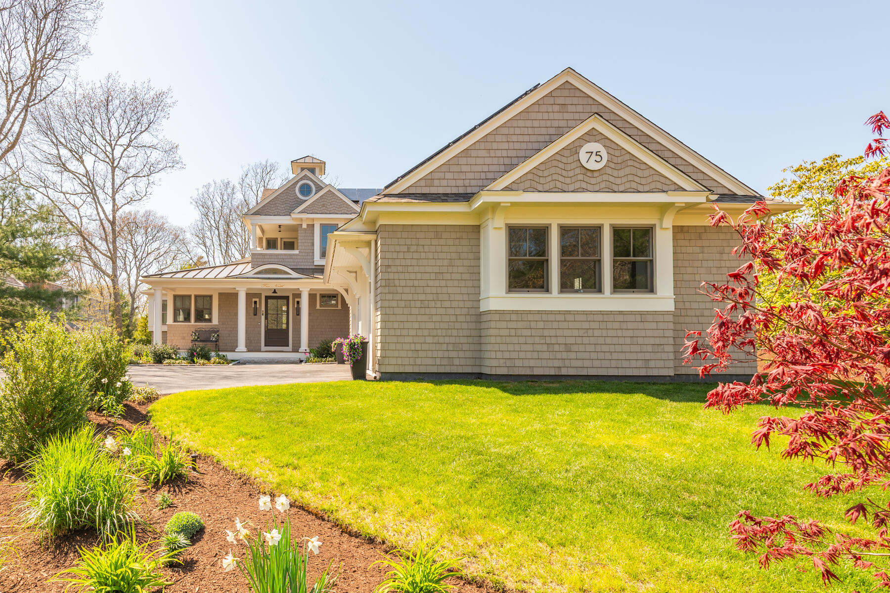 75 Streeter Hill Road North Falmouth, MA 02556 - Photo 4 of 49 a front view of a house with a yard
