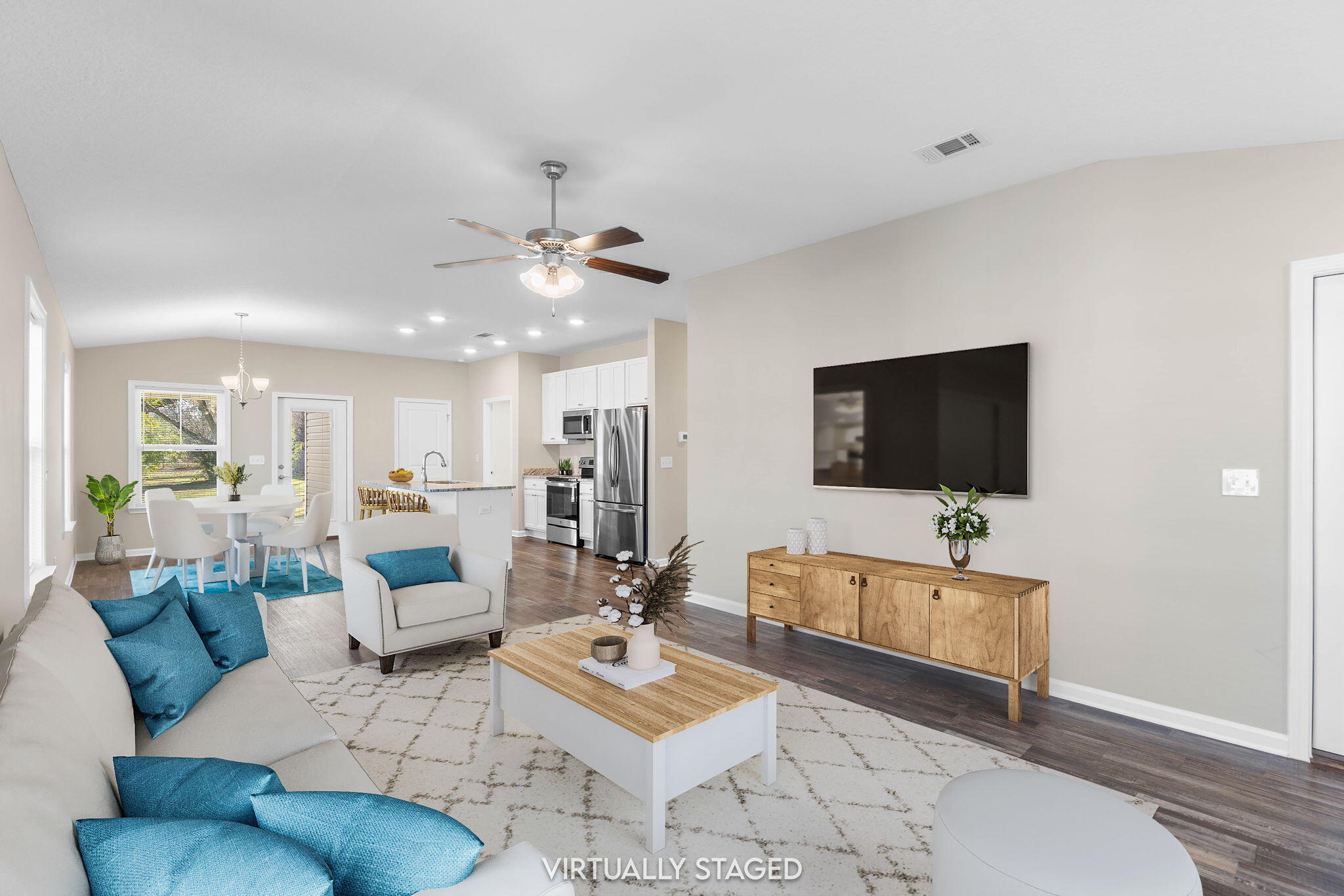 145 4th Avenue Crestview, FL 32539 - Photo 7 of 31 a living room with furniture and a flat screen tv