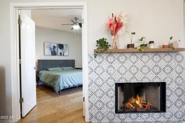 a kitchen with granite countertop stainless steel appliances and wooden cabinets