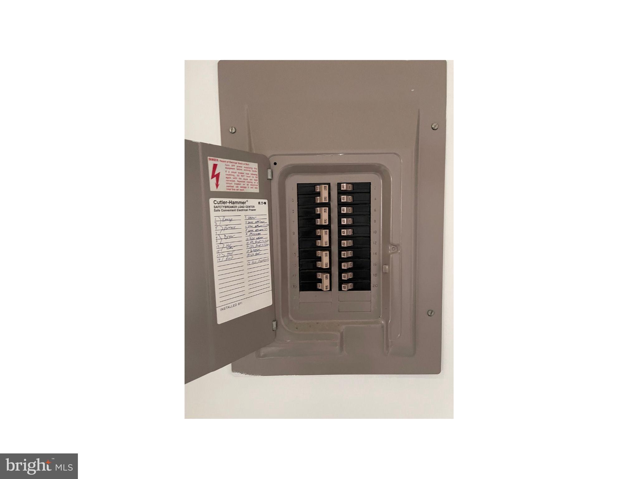 3103 Cardinal Way, Unit L Abingdon, MD 21009 - Photo 23 of 25 Circuit Breaker