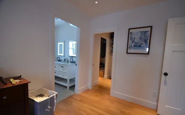 a workspace with furniture and window