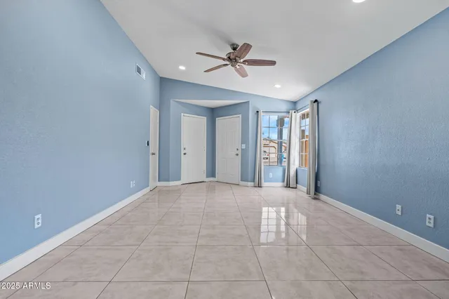 a view of an empty room