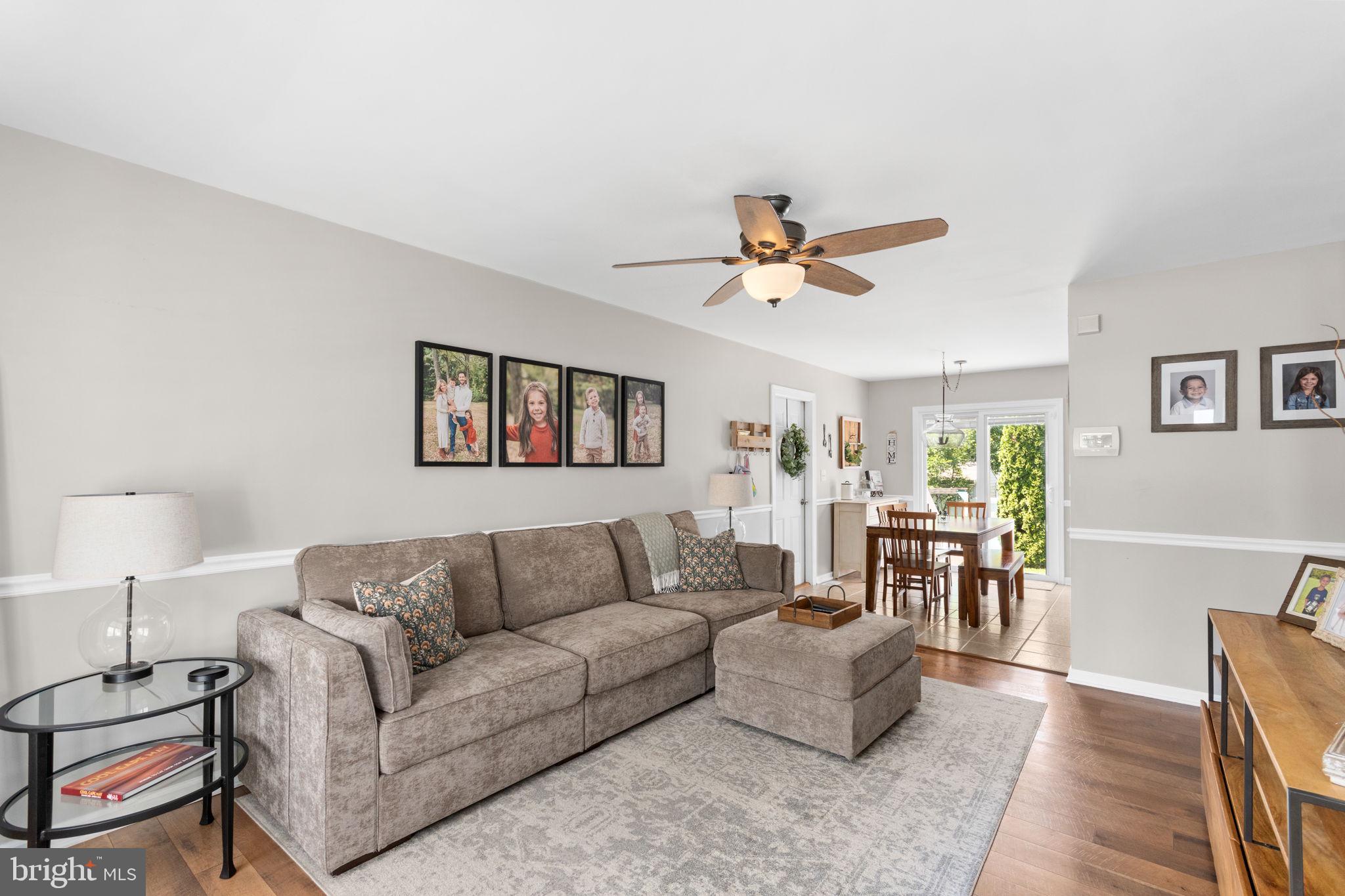 93 Weathervane Drive Mount Royal, NJ 08061 - Photo 2 of 22 a living room with furniture and a ceiling fan
