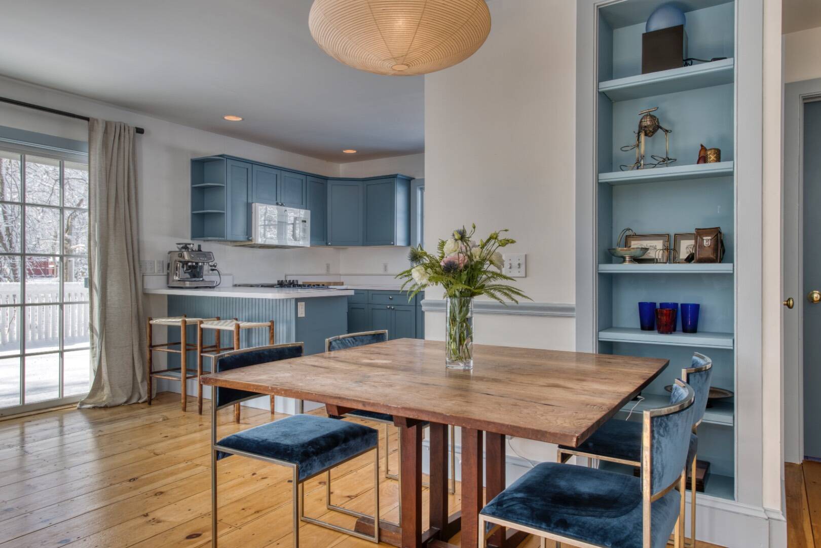 Undisclosed Address Bridgehampton, NY 11932 - Photo 3 of 21 a view of a dining room with furniture and wooden floor