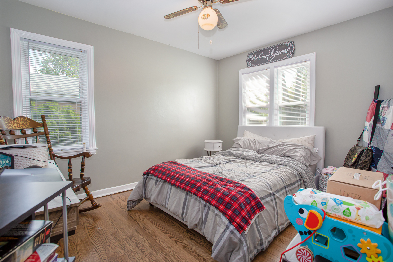 243 Clayton Road Hillside, IL 60162 - Photo 9 of 17 a bedroom with a bed and a window
