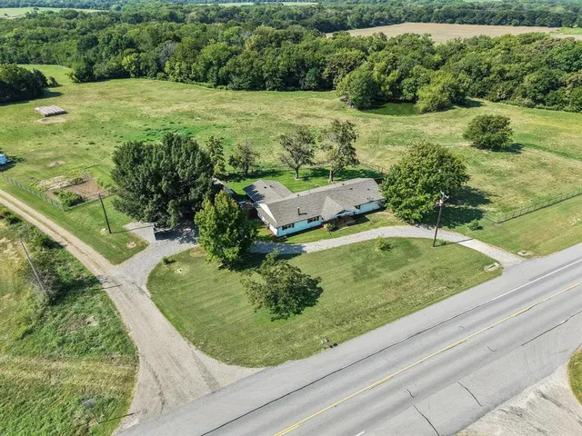 a view of a garden with a bench