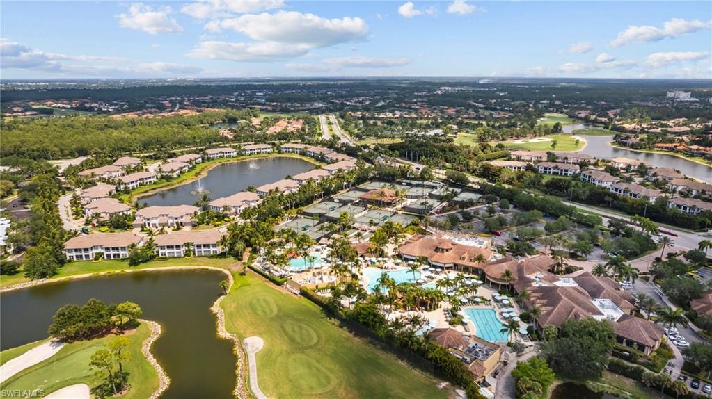 6565 Roma Way Naples, FL 34113 - Photo 31 of 32 an aerial view of residential building and lake