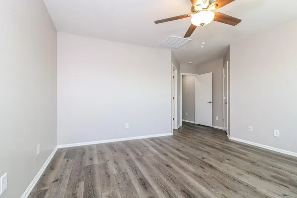 wooden floor in an empty room