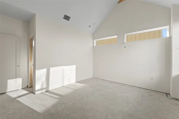 a view of an empty room