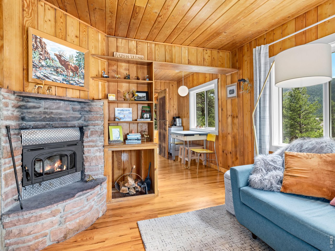 270 Ski Road East Allenspark, CO 80510 - Photo 9 of 30 Wood Burning FP