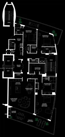 a close view of shower