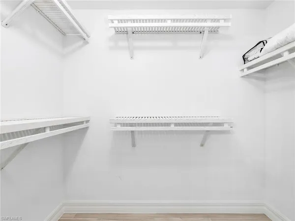a view of a rack on the wall
