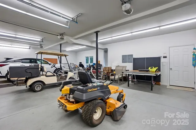 a view of a lake with a house