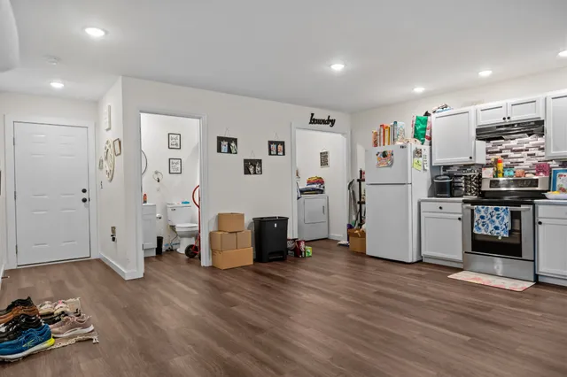 a view of a living room