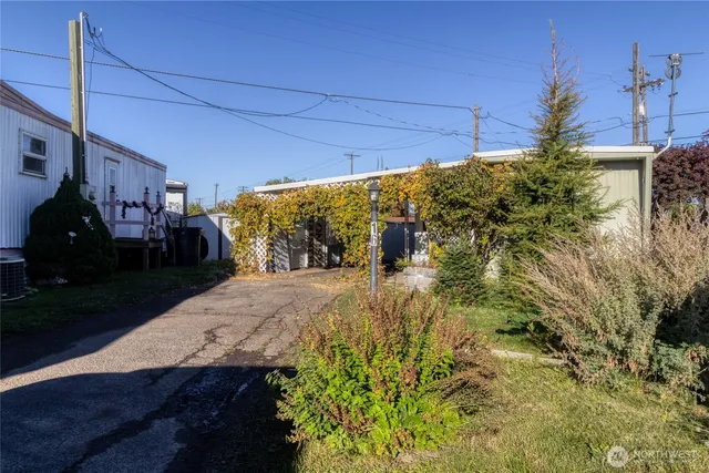 a view of outdoor space and yard