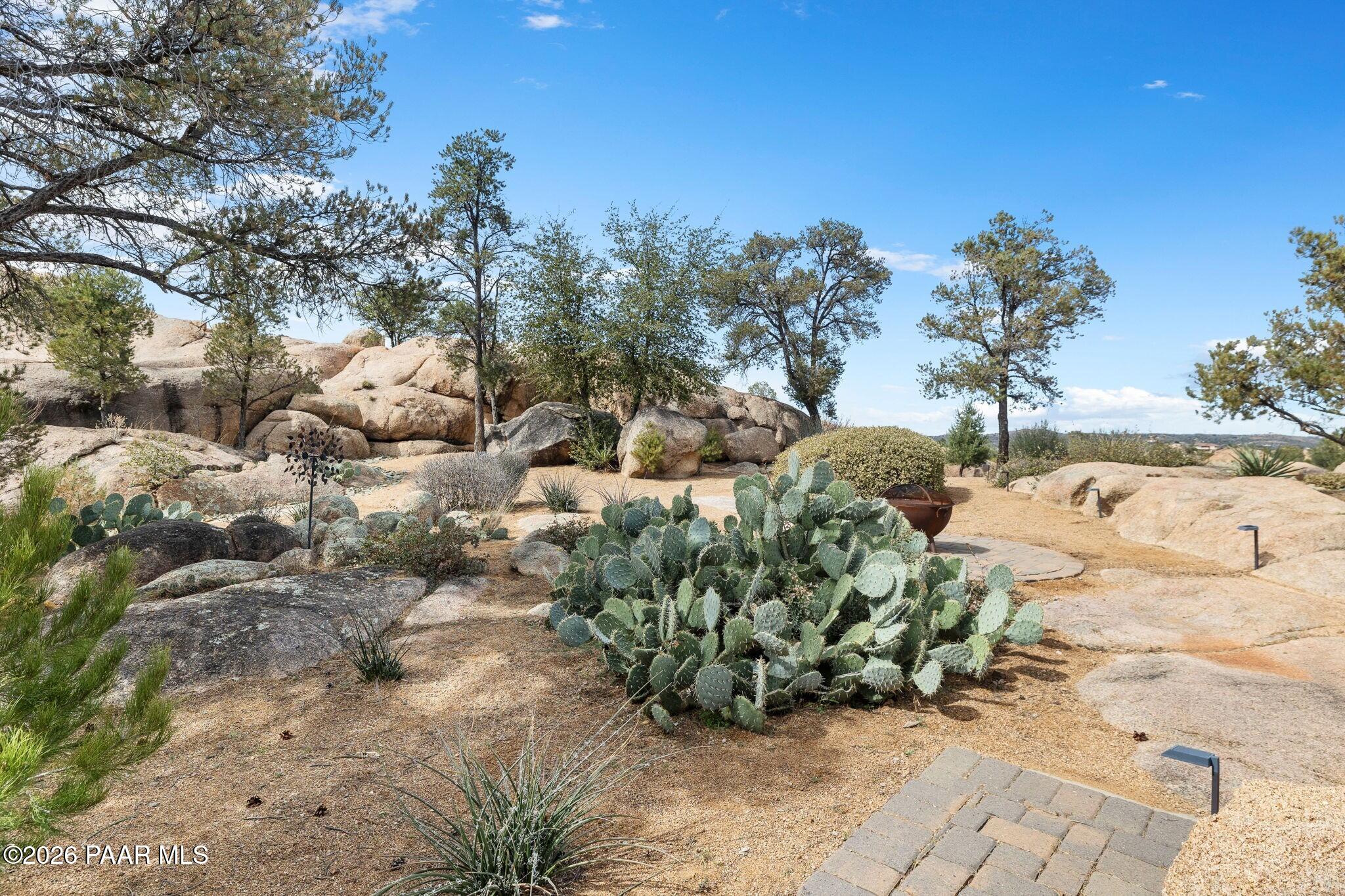 4290 Fort Bridger Road Prescott, AZ 86305 - Photo 41 of 50 a view of a yard with plants