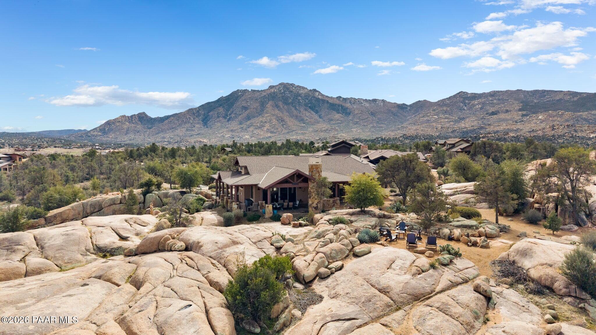 4290 Fort Bridger Road Prescott, AZ 86305 - Photo 42 of 50 a view of a house with a mountain yard