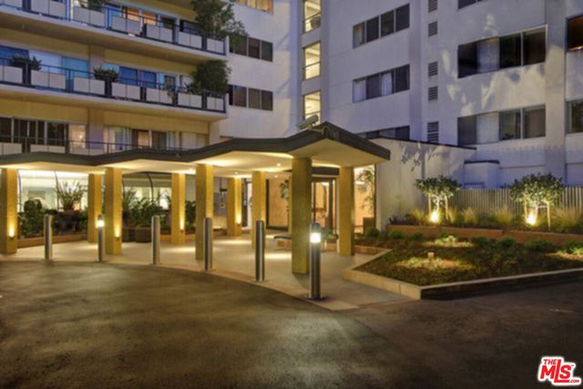 a view of a building with street